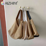 Summer Shoulder Bag Women Crossbody Purse Woven Messenger Handbags