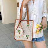Summer Crossbody Lady Travel Handbags Woven Crossbody Messenger Handbags