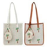 Summer Crossbody Lady Travel Handbags Woven Crossbody Messenger Handbags