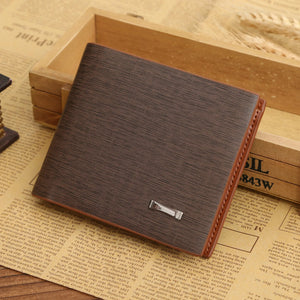 Slim Famous Handy Portfolio Leather Men Wallet Purse Male Clutch Bag