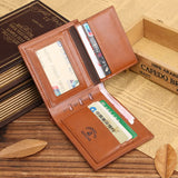 Slim Famous Handy Portfolio Leather Men Wallet Purse Male Clutch Bag