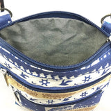 Boho Crossbody Bag for Women Cotton Messenger Sling Bag