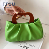 Small PU Leather Crossbody Bag for Women Chain Shoulder Purses