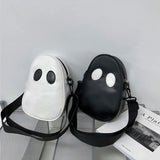 Small Soft PU Messanger Bag Funny Halloween Wallets Devil Crossbody Satchel Bag