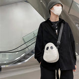 Small Soft PU Messanger Bag Funny Halloween Wallets Devil Crossbody Satchel Bag