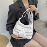 Small Soft Shoulder Bag Casual Women Bag Leather Crossbody Adjustable