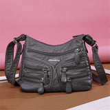 Small Soft Shoulder Bag Casual Women Bag Leather Crossbody Adjustable