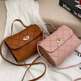 Small Stripes Messenger Bag For Women Shoulder Bag Crossbody Bags