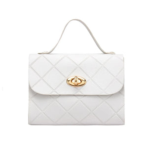Small Stripes Messenger Bag Women Shoulder Crossbody Handbag