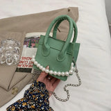 Crocodile Pattern Chain Shoulder Messenger Bag for Women