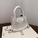 Crocodile Pattern Chain Shoulder Messenger Bag for Women