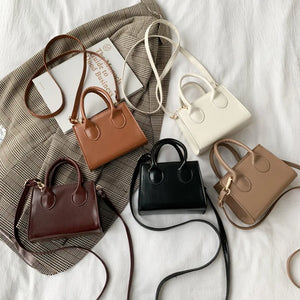 Small Square Bag Retro Mini Handbag Literary Crowds Shoulder Messenger Female