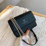 Deer Head Crossbody Bag Classic Chain Shoulder Purse Flap Messenger Bag