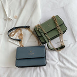 Deer Head Crossbody Bag Classic Chain Shoulder Purse Flap Messenger Bag