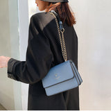 Deer Head Crossbody Bag Classic Chain Shoulder Purse Flap Messenger Bag