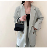 Small Square Bags For Women Messenger Bag Chains Girl's Handbag Casual