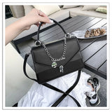 Small Square Handbag Tote Pu Leather Shoulder Crossbody Bag