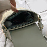 Women's Small Straw Bag Bucket Crossbody Rattan Beach Lady