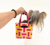 Small Kawayi Weaved Lunch Picnic Basket Harajuku Beach Carry Bag