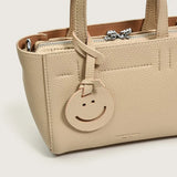Small Tote Bag Cow Leather Smile Handbags Girls Shoulder Bags Sac A Main Femme B