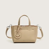 Small Tote Bag Cow Leather Smile Handbags Girls Shoulder Bags Sac A Main Femme B