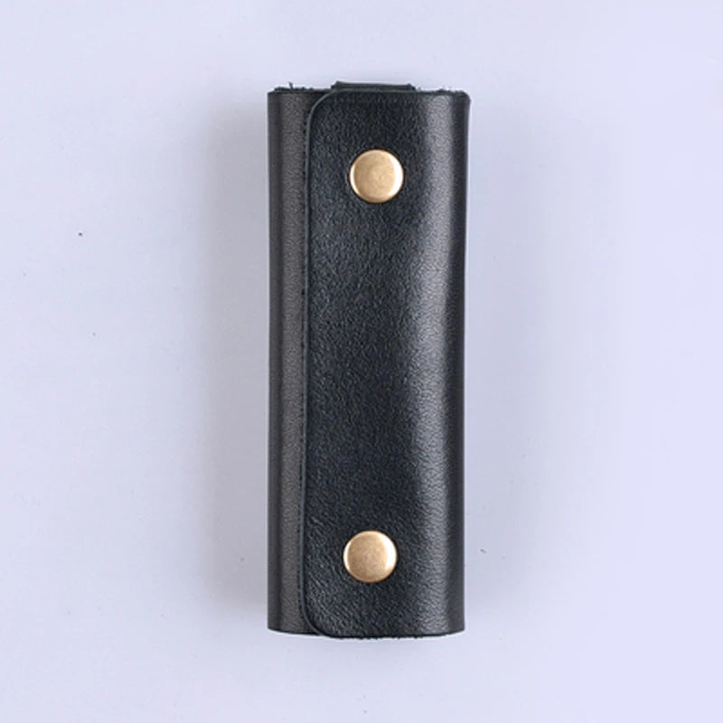 Vegetable Tanning Leather Key Purses for Men and Women