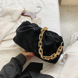 Velvet Shoulder Bag for Women Lady Handbag Party Clutch