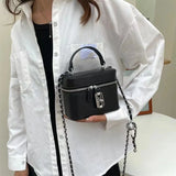 Versatile Ins Style Crossbody Bag Women Rhombic One Shoulder Small Square Bag