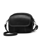 Vintage Flap Shoulder Bag PU Leather High Crossbody Messenger