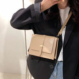 Vintage Retro Female Leather Messenger Bag