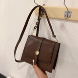 Vintage Retro Female Leather Messenger Bag