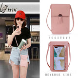 Small Wallet Bag Women's Hangbags Touch Screen Messenger Purse