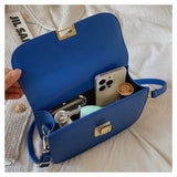 Small Women's Shoulder Bags High PU Leather Flap Crossbody Bag Handbag