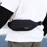 Nylon Chest Waist Pack Crossbody Bag Retro Casual Shoulder Bag