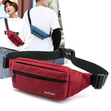 Nylon Chest Waist Pack Crossbody Bag Retro Casual Shoulder Bag