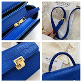 Small Women Spring Stone Pattern Crossbody Bag Handbag Purses