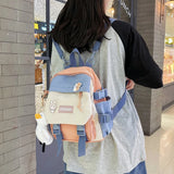 Mini Girls School Backpacks Waterproof Nylon Fabric Japanese Girl Bag