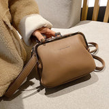 Retro Small Women Bag Clip Crossbody Bag