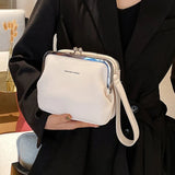 Retro Small Women Bag Clip Crossbody Bag