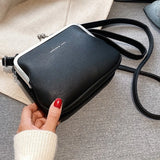 Retro Small Women Bag Clip Crossbody Bag