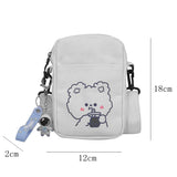 Canvas Crossbody Small Bags for Women Cloth Cell Phone Shoulder Bags