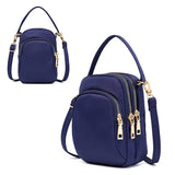 Women Small Shoulder Bag Casual Crossbody Handbag Solid Wild Phone Pouch