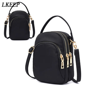 Women Small Shoulder Bag Casual Crossbody Handbag Solid Wild Phone Pouch
