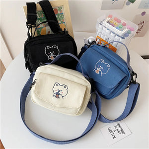 Women Cartoon Print Mini Handbag Crossbody Purse