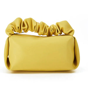 Small Women Handbag Portable Cloud Bag PU Leather