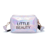 Small Women Laser Crossbody Messenger Shoulder Bag PVC Jelly Small Tote