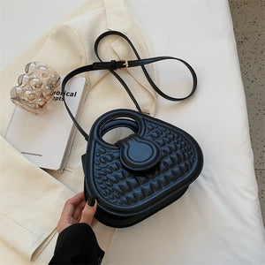 Small Crocodile Clutch Saddle Purse PU Leather Shoulder Bag