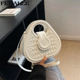 Small Crocodile Clutch Saddle Purse PU Leather Shoulder Bag