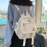 Waterproof Nylon Women's Backpack Girls School Bag Japanese Style Mini