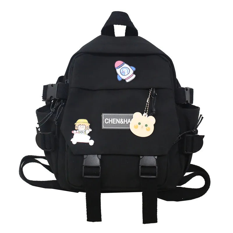 Waterproof Mini Women's Backpack Girls School Bag Casual Nylon Bag
